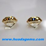 Cubic Zirconia yellow